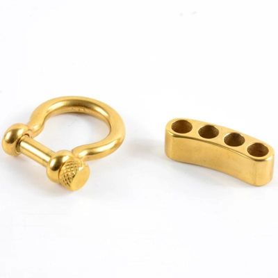 SDF456 Bow Shape Stainless Steel Anchor Adjustable Shackle for Paracord Bracelet