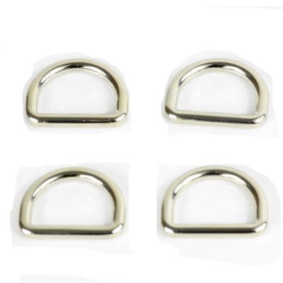 30-Day Refund Policy 25mm Welded Zinc Alloy D Ring Metal D-Ring Buckle for Handbag