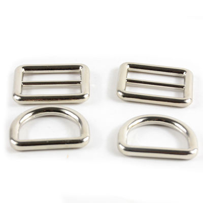 30-Day Refund Policy 25mm Welded Zinc Alloy D Ring Metal D-Ring Buckle for Handbag