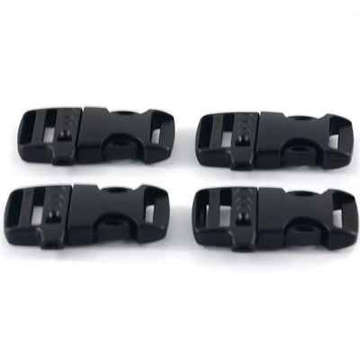 Customization 20mm Adjustable Emergency Paracord Plastic Side Release Whistle Buckle
