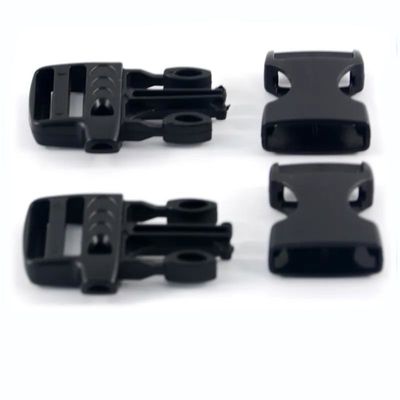 Customization 20mm Adjustable Emergency Paracord Plastic Side Release Whistle Buckle