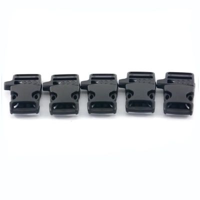 Customization 20mm Adjustable Emergency Paracord Plastic Side Release Whistle Buckle