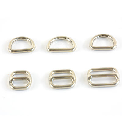 Package Size 3.00cm * 2.00cm * 0.50cm Silver Metal D Ring Tri Glide Slider 20mm 25mm