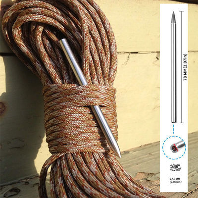 73mm Length Stainless Steel Paracord Lacing Needle Perfect for DIY Weaving US 1/Piece