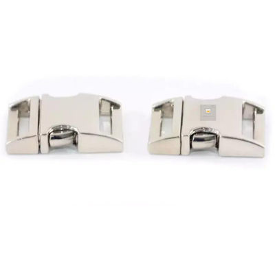 WET689 20mm Metal Release Curved Buckle Zinc Alloy Side Release Buckle for Handbag