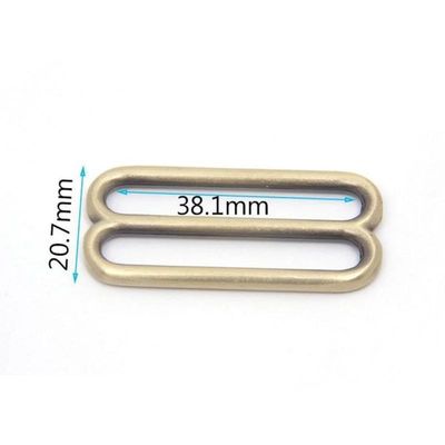 38mm Metal Tri Glide Adjuster Buckle Handbag Hardware Slider with Sturdy Construction