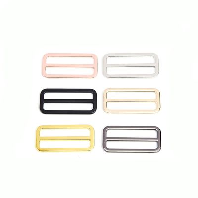 Adjustable Zinc Alloy Metal Tri Glide Slider Buckle 20mm 25mm 38mm for Shipping Cost