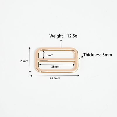 Adjustable Zinc Alloy Metal Tri Glide Slider Buckle 20mm 25mm 38mm for Shipping Cost