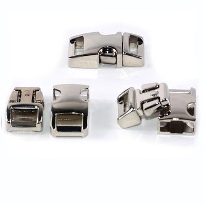 Zinc Alloy Metal Side Release Buckle 10mm for Paracord Package Size 2.50cm * 1.40cm * 0.80cm